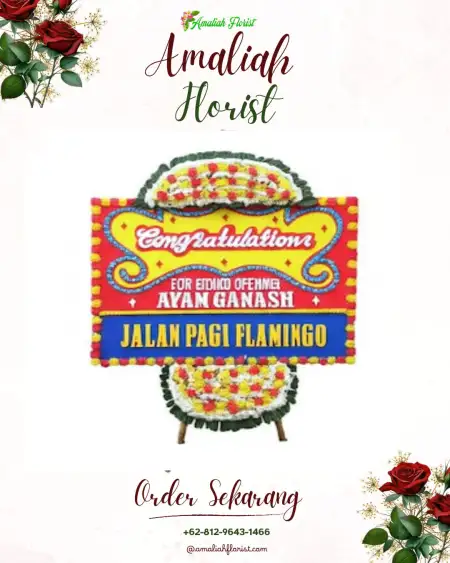 Sewa Papan Bunga Maronge
